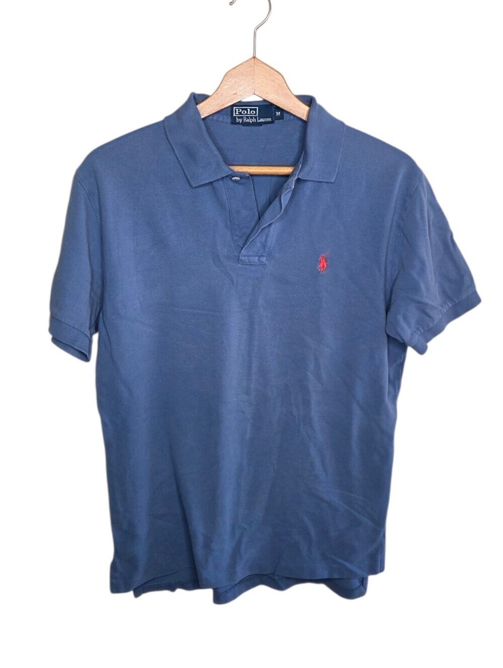 Polo Ralph Lauren Blue Short Sleeve Cotton Polo Mens Size Medium